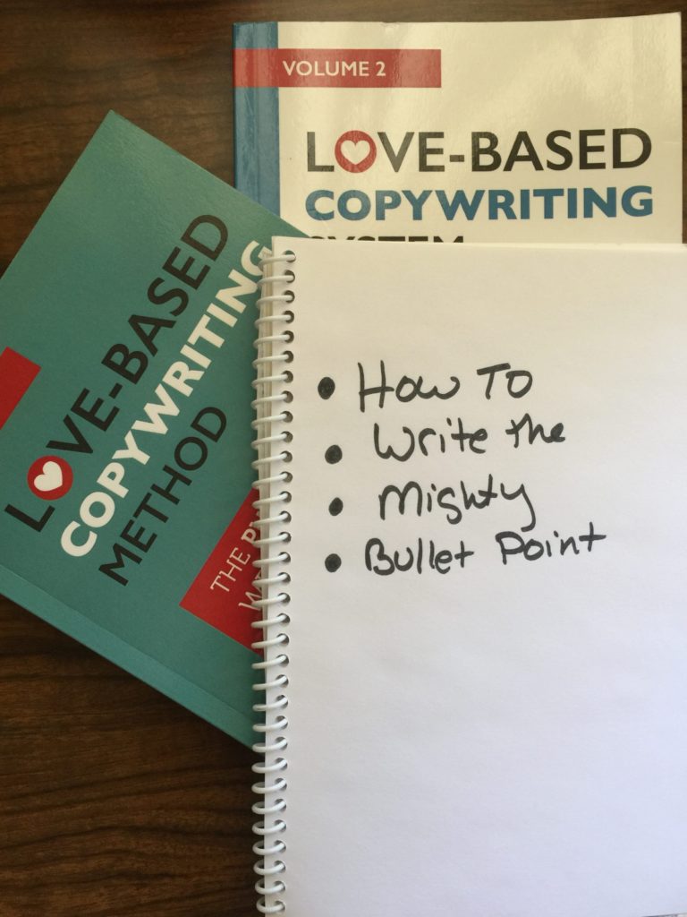 The Mighty Bullet Point: How to Write Love-Based Bullet Points That ...